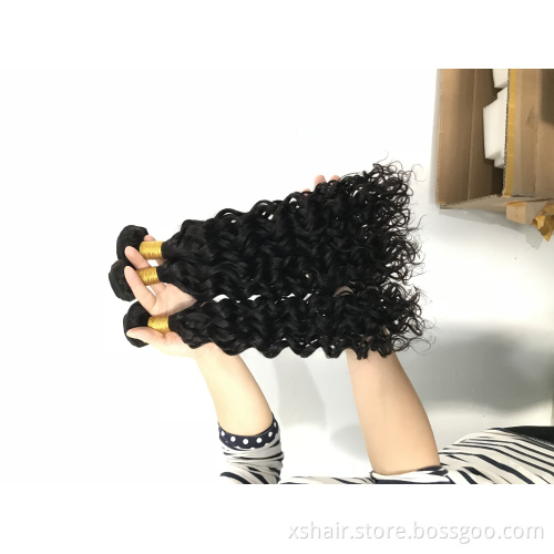 Factory direct unprocessed 12A water wave bundles virgin human hair bundles brazilian hair weaves